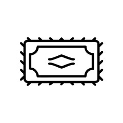 rug , isolated in white background