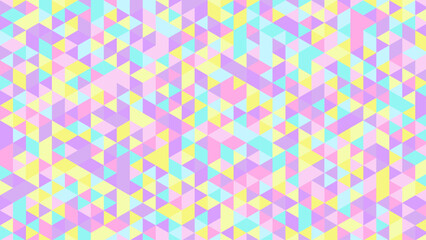 Vibrant polygonal mosaic bursting with dynamic color gradients and seamless geometric rhythm. A bold low-poly pattern design blending futuristic style with digital artistry – perfect for ultra-modern 