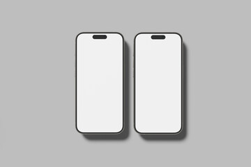Phone 15 Screen Blank Mockup