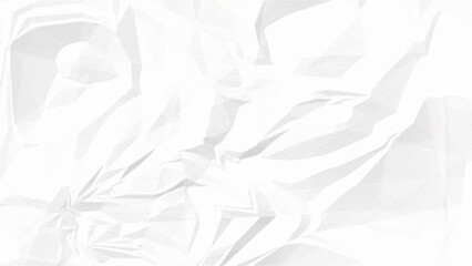 White crumpled paper texture. Minimal recycled white paper texture with soft creases and organic imperfections. A vintage-inspired backdrop echoing retro print vibes and eco-conscious design