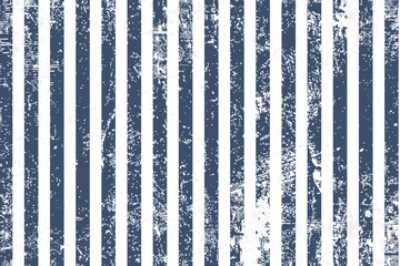 Obraz premium Distressed Retro Blue and white striped vintage grunge background. Vintage Vector backdrop.