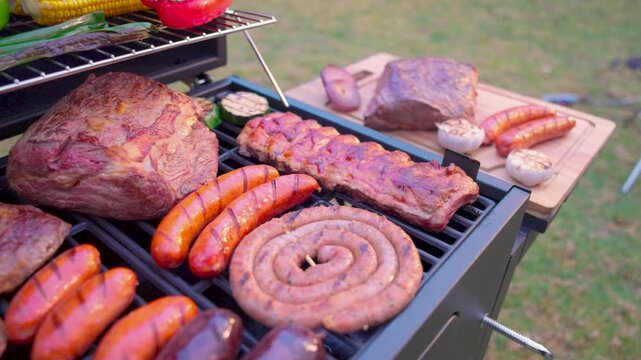 Fiestas Patrias chile grill parrilla meat chorizo