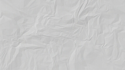 White crumpled paper texture. Minimal recycled white paper texture with soft creases and organic imperfections. A vintage-inspired backdrop echoing retro print vibes and eco-conscious design
