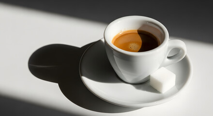 morning espresso coffee drink minimalist scene