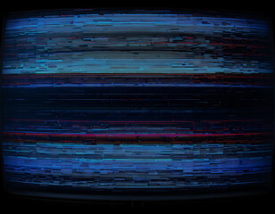 CRT Screen Distortion with RGB Fringing and Scanlines