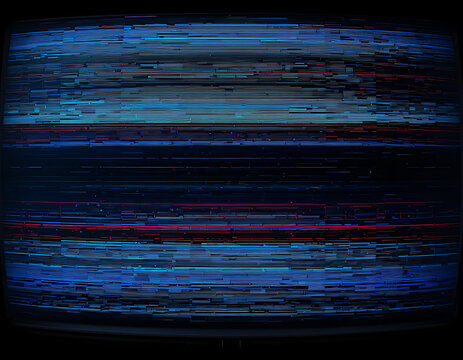 CRT Screen Distortion with RGB Fringing and Scanlines