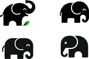 Elephant logo symbol vector Art, Icons, and Graphics for Designers	
