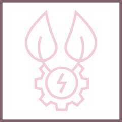 Green Technology icon design