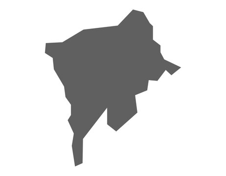 Jorhat District District map illustration of Assam state, India