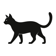 black cat vector