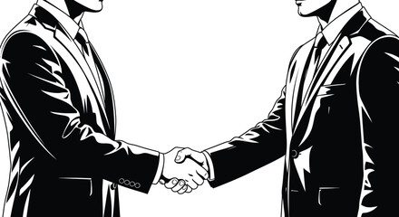 Woman in suit presenting data charts and graphs on a screen in black and white office setting indoors