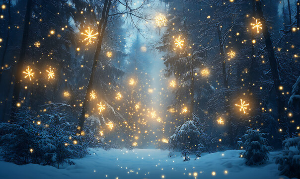 Christmas and New Year background with festive decorations, snowflakes, and holiday-themed elements. Ideal for greeting cards, invitations, and seasonal designs.