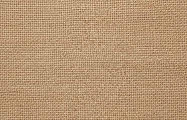 The rough brown burlap fabric texture works well for tablecloths, pillow covers, and wall decor with vintage charm.