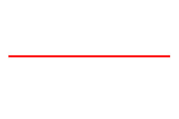 Obraz premium Horizontal red line