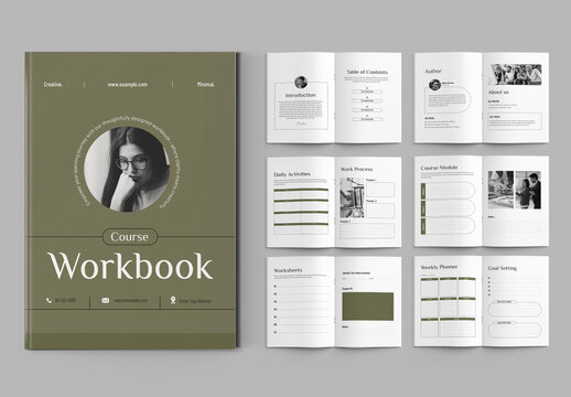 Course Workbook Template Layout