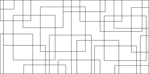 Minimal Black Line Box Background with Geometric Frame Design, Elegant Border Pattern for Modern Layout, Template, Poster, Banner, and Decorative Projects &ndash; EPS Vector Illustration

