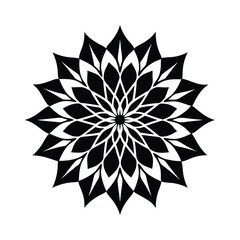 Iznik Floral Burst in Mosaic Design,