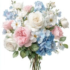 Pastel floral bouquet arrangement