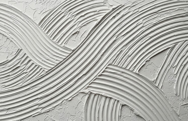 Fototapeta premium Surface texture with white color resembles calm wave patterns across the area