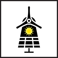 Renewable Energy System icon design