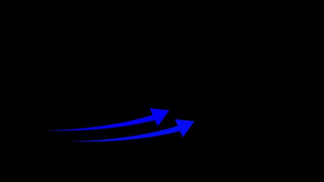 Growing business arrow on black. Profit arow .Business concept, growing chart. Concept of sales symbol icon with arrow moving up. Economic Arrow