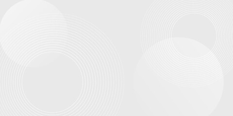 White geometric abstract background overlap layer on bright space with lines effect decoration.