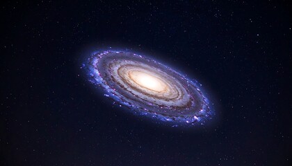 Obraz premium Spiral galaxy in deep space (1)