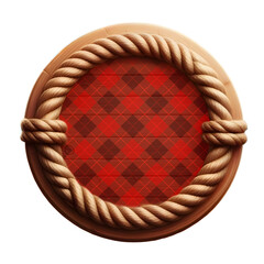 red wicker basket