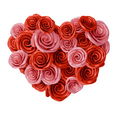 heart of roses