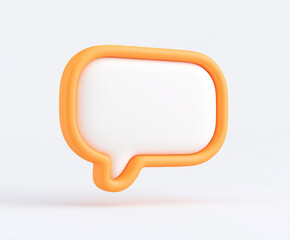 White bubble dialog box