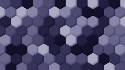 Abstract geometric shape technology digital hi tech concept background. Abstract futuristic geometric backdrop honeycomb pattern wallpaper with copy space for text or images.	