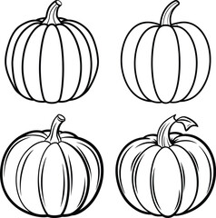 Pumpkin Design Elements
Pumpkin vines

