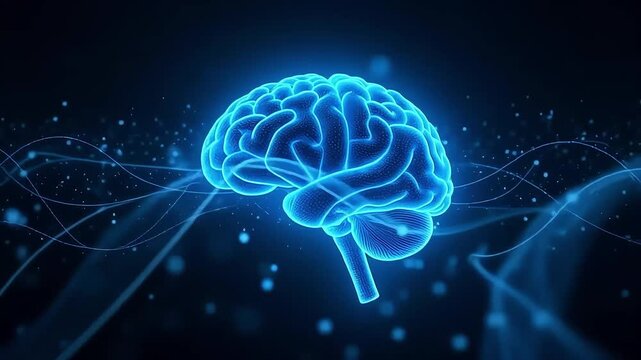 Brain power illustration: unlocking human potential for cognitive enhancement and ai future