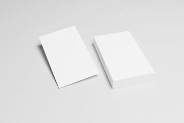 Business Card 3D Rendering Image