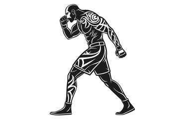 Obraz premium Tattooed Bodybuilder Poses