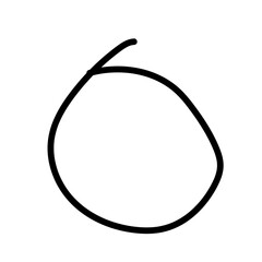 vector illustration of a magnifying glass isolated on white