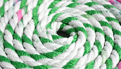 Colorful twisted rope texture