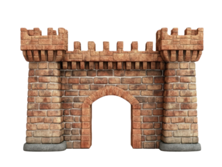 Medieval Stone Castle Entrance