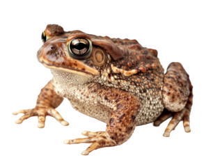 Brown Toad Sitting Still