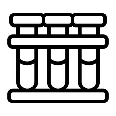 stack test tube line