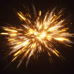Obraz premium fireworks in the night sky