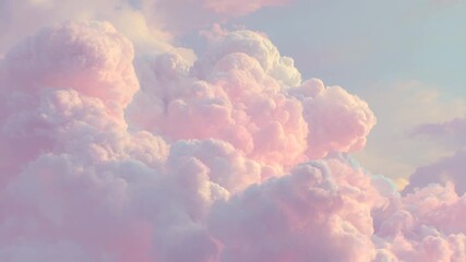 pink clouds in the sky - Powered by Adobe