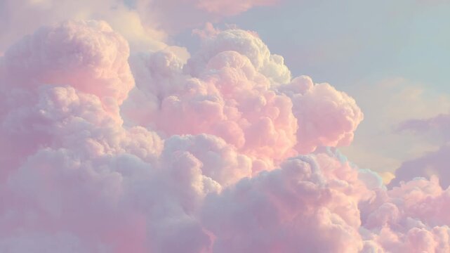 pink clouds in the sky