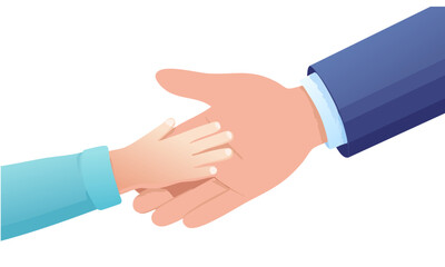 handshake between two businessmen