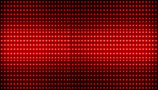 Red LED panel background