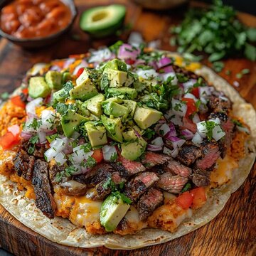 crisp tlayuda topped with refried beans mexican video