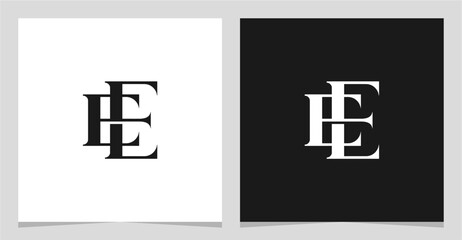 Obraz premium EE Initial Letter Logo Vector Element , Initial Logo for Brand Vector Design Graphic