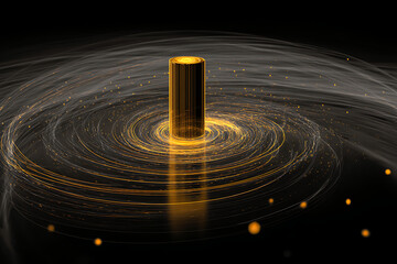 Stunning abstract energy core with swirling light trails for innovative tech branding and dynamic digital solutions that inspire confidence