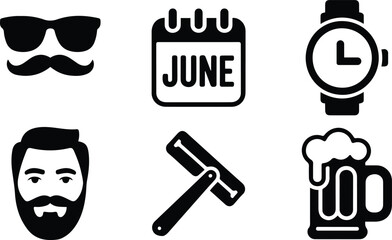 Men&rsquo;s Lifestyle Icon Set &ndash; Men&rsquo;s Lifestyle Icon Vector