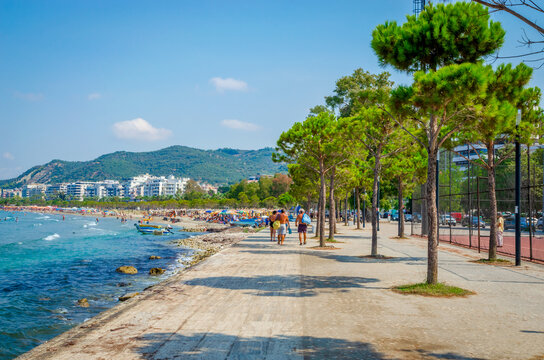 Beautiful summer sea landscape in Vlora, Albania